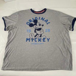 Mickey Mouse Disney Original Mickey 1928 gray T-shirt size 2XL Walt Disney World